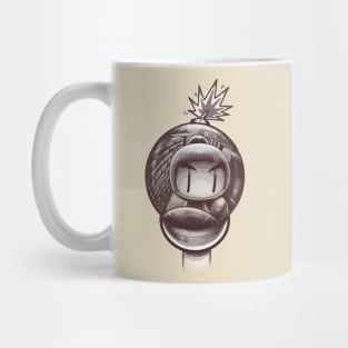 hand with reflecting bomb Mug